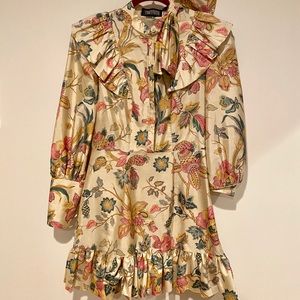 Tracy Feith handmade silk mini dress